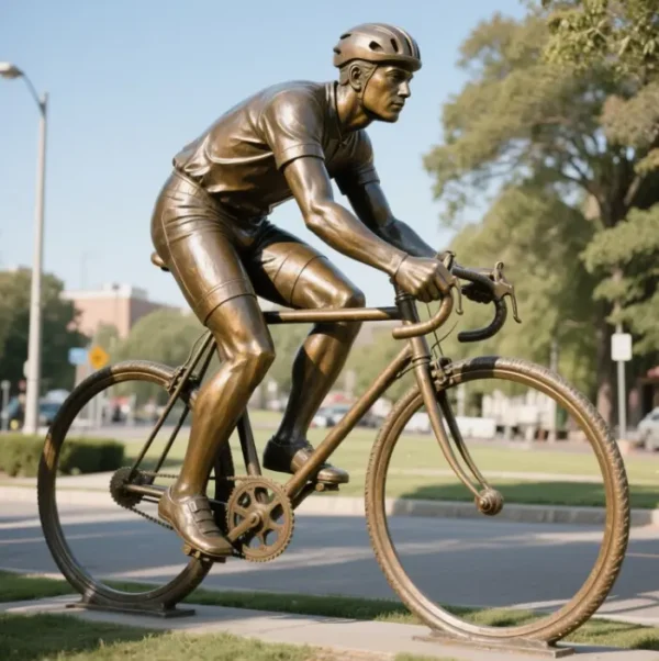 Bronze figure sculpture - Image 5