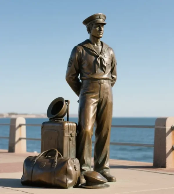 Bronze Military Statues - Image 3