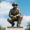 Bronze Firefighter Statue - Image 3