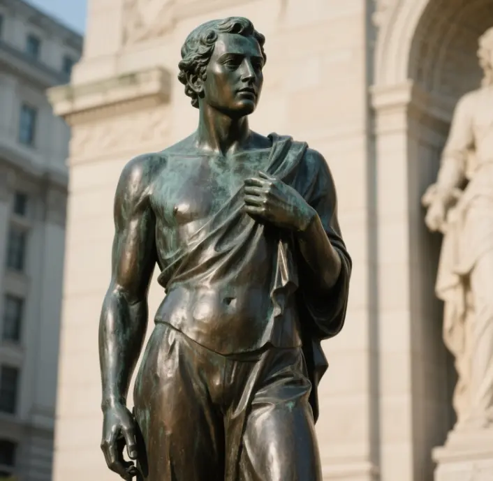 bronze statues are made