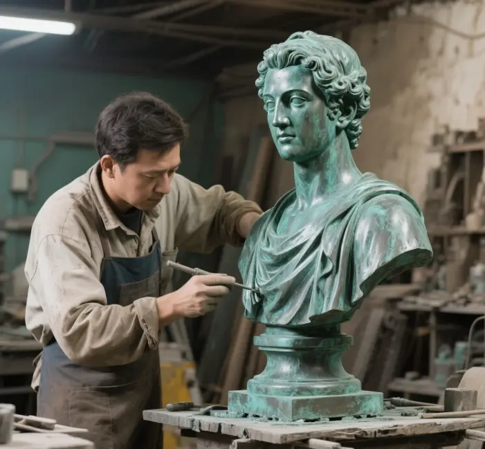 You don't know the art and craft of statue in bronze