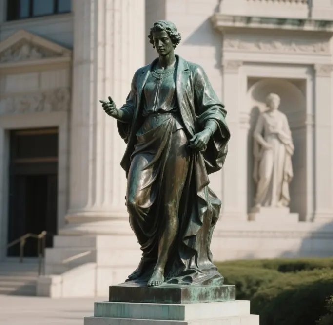 bronze statues are made