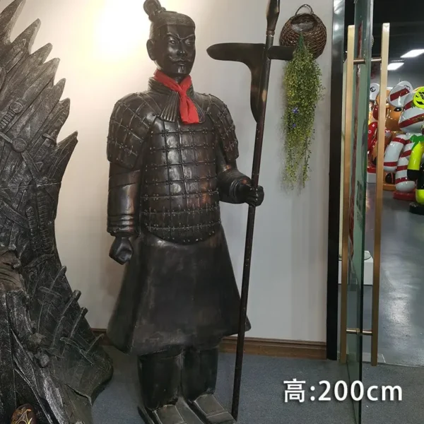 One-to-one Terracotta Army sculpture