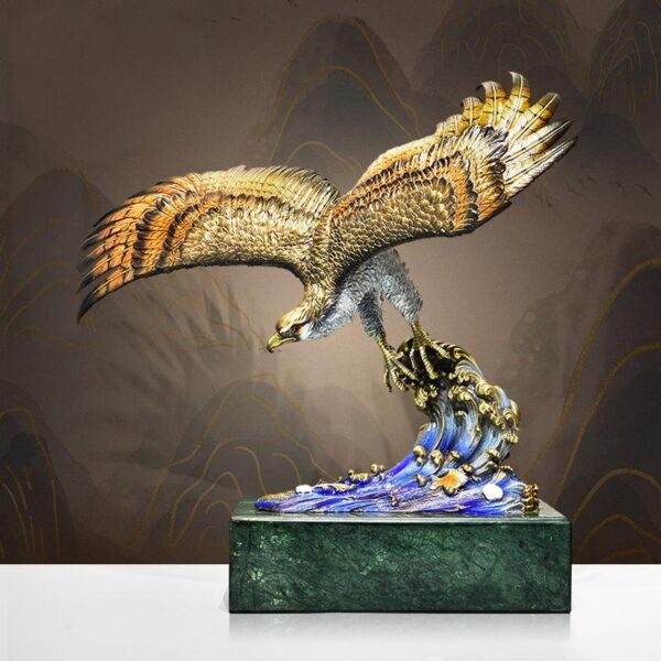 eagle statue bronze - Image 2
