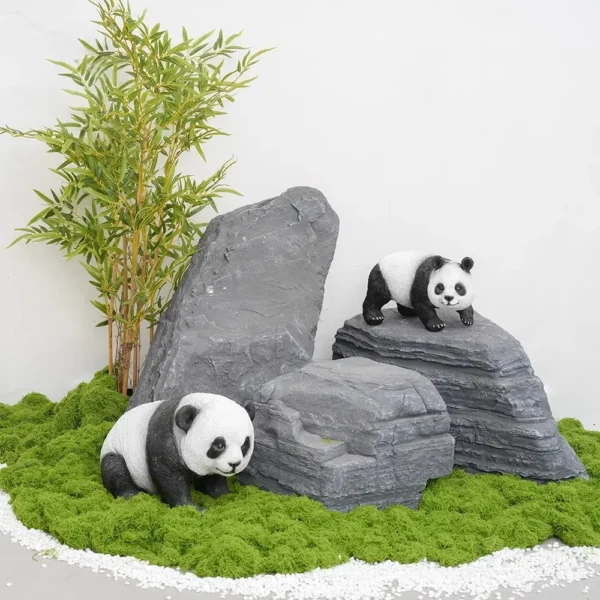 Outdoor Panda Sculpture