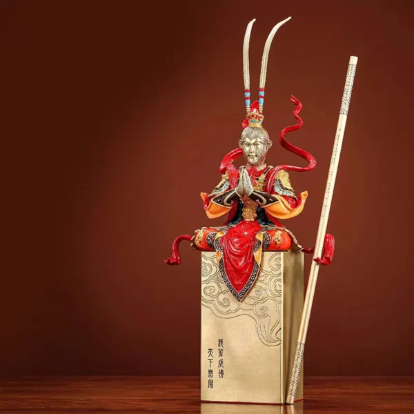 Monkey King Full Bronze Pendant