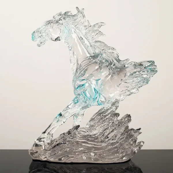 Scandinavian Resin Crafts Horse Statue