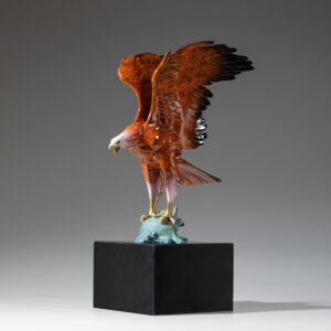 bronze eagle statue Pendant