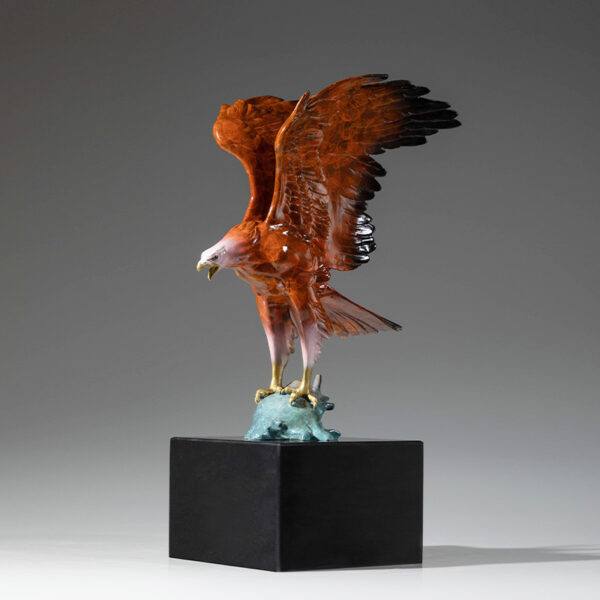 bronze eagle statue Pendant