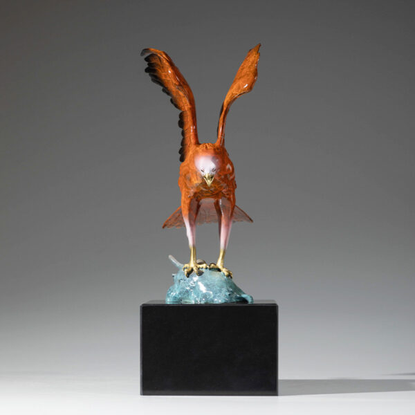 bronze eagle statue Pendant - Image 3