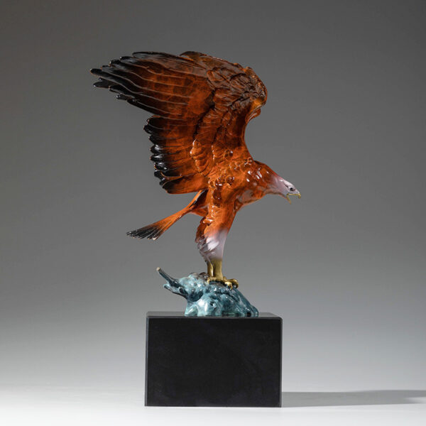 bronze eagle statue Pendant - Image 4