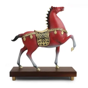 TANG HORSE POSITION brass sculpture