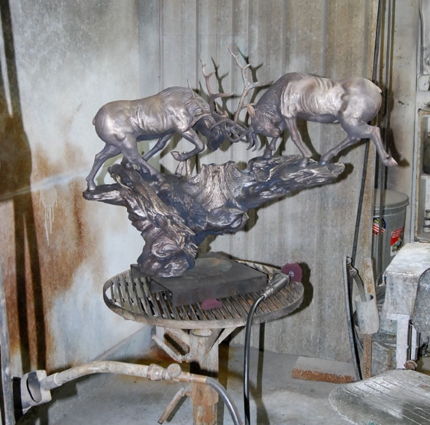 make bronze sculpture