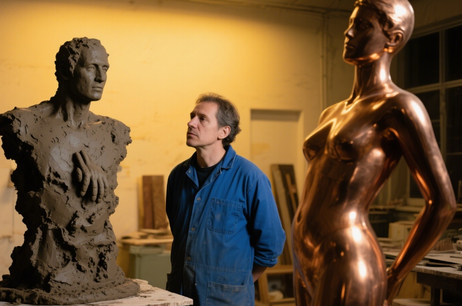 make bronze sculpture