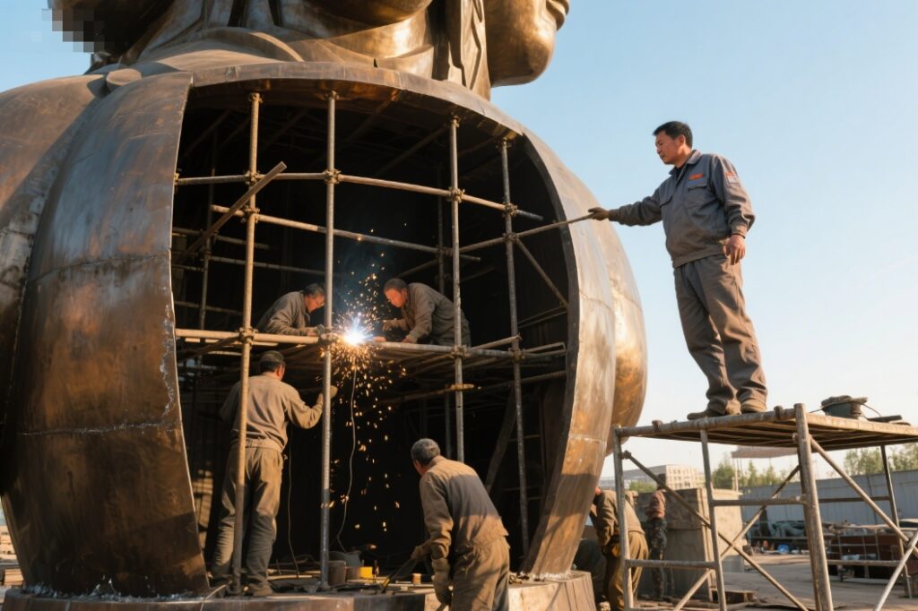 make bronze sculpture