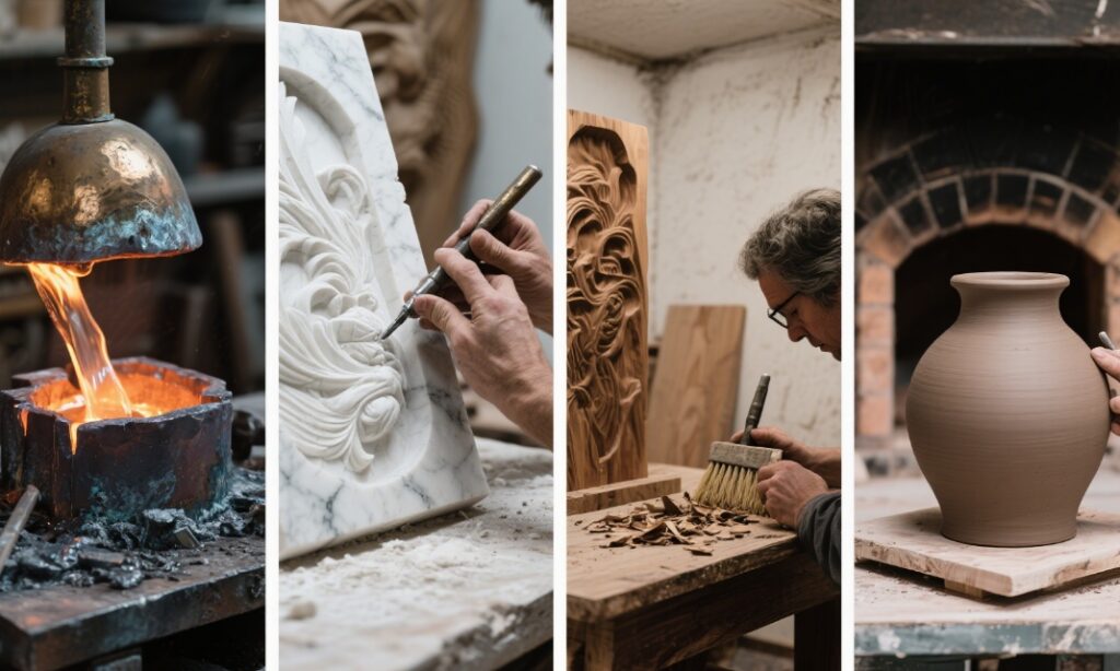 what are the different styles of sculpture